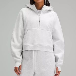 Lululemon Scuba Oversized Half-Zip Hoodie Grey Size XS/S